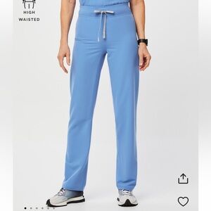 Livingston High-Rise Scrub Pant Ciel Blue